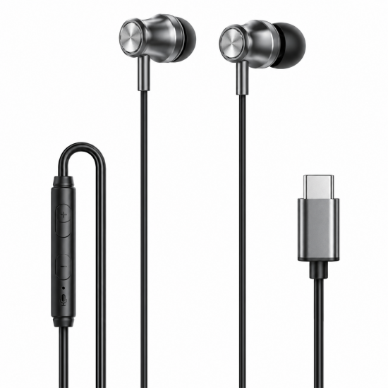 LELISU LS-729 Жични слушалки с USB Type-C, HD микрофон и управление