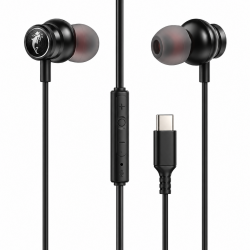 LELISU LS-729 Жични слушалки с USB Type-C, HD микрофон и управление