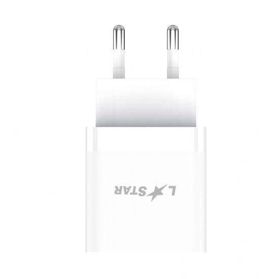 L✮Star LS76 2в1 PD35W с два USB-C порта GaN+кабел USB-C към USB-C