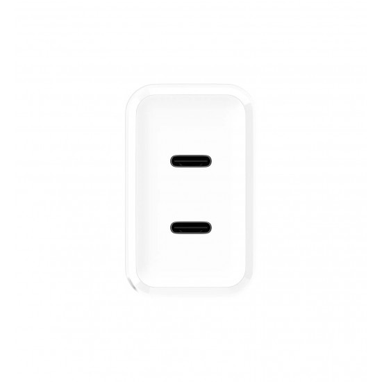L✮Star LS76 GaN Адаптер PD35W с два USB-C порта - Бял