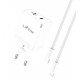 L✮Star LS76 2в1 PD35W с два USB-C порта GaN+кабел USB-C към USB-C