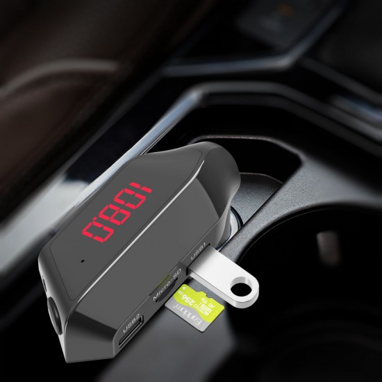 EARLDOM M111 Трансмитер с Bluetooth  2xUSB