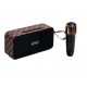 M2201+  преносима безжична мини колона с безжичен микрофон 1500mAh - Черен