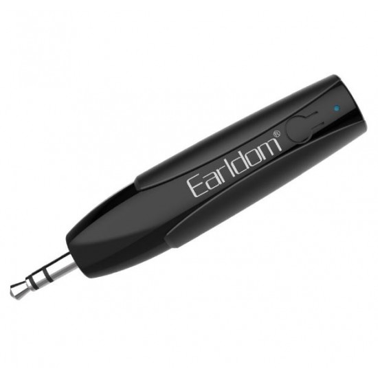 EARLDOM Bluetooth Аудио Адаптер AUX ET - M68, 3.5mm, Черен