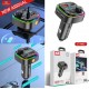 EARLDOM M83 FM Трансмитер с бързо зареждане за кола 1USB-C2USB 3.1A с амбиентно осветление