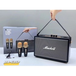 Mushell Портативна Караоке Система с 2 Микрофона 535P