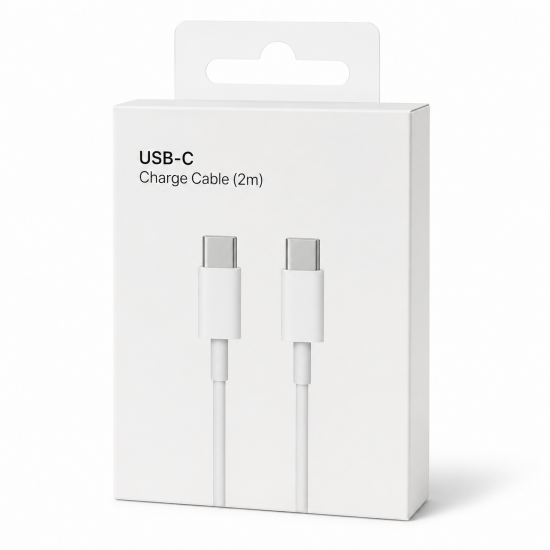 USB-C към USB-C Кабел за MacBook – 2 Метра – Бързо Зареждане и Синхронизация