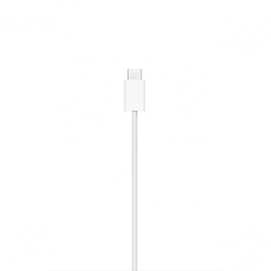 Оригинално Безжично Магнитно USB-C Зарядно APPLE за iPhone, Magsafe Charger 15W MHXH3ZM/A, Бял