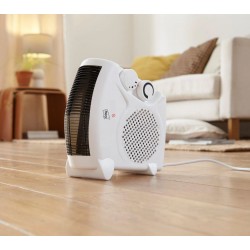 MB-05 / 2KW Бяла електрическа вентилаторна печка преносима за под или вертикална