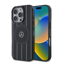 6661 MB HC MAGSAFE DOUBLE LAYER CROSSED LINES BLACK IP16 PRO