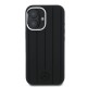 7040 MB HQ MAGSAFE SILICONE W/ VERTICAL TONAL STRIPES BLACK IP16