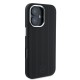 7040 MB HQ MAGSAFE SILICONE W/ VERTICAL TONAL STRIPES BLACK IP16