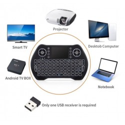 Мини безжична клавиатура 2.4H с тъчпад MT10 