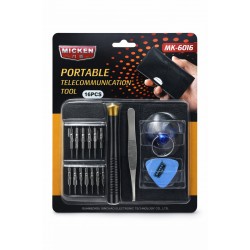 MICKEN MK-6016 Комплект инструменти за ремонт на електроника (16 части)
