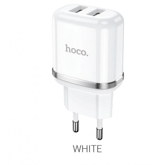HOCO адаптер N4 двоен USB комплект за зареждане