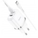 HOCO N4 двоен USB комплект за зареждане с кабел USB към TYPE-C 1M.