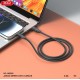 Кабел XO-NB265 Fast 3A USB към Type-C 1M - Черен