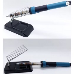 NO 203 Метална стойка за поялник с почистваща гъба – термоустойчива