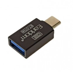 EARLDOM ET-OT06, USB F към Type-C OTG, Сребрист