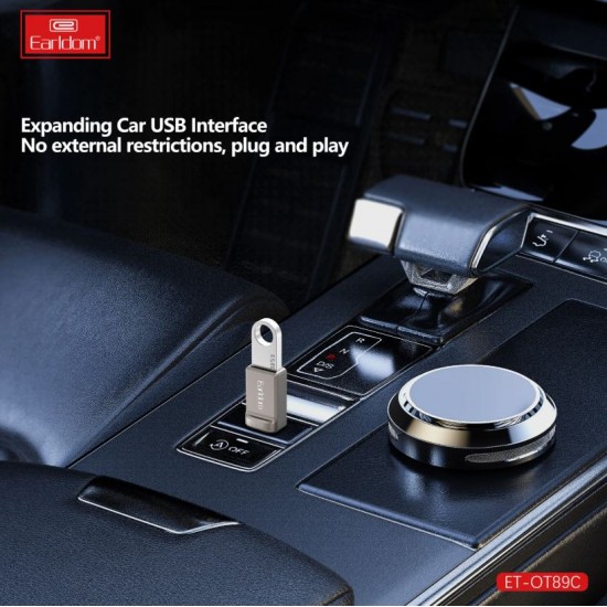 EARLDOM адаптер ET-OT89C от Type C към USB 3.0, черен