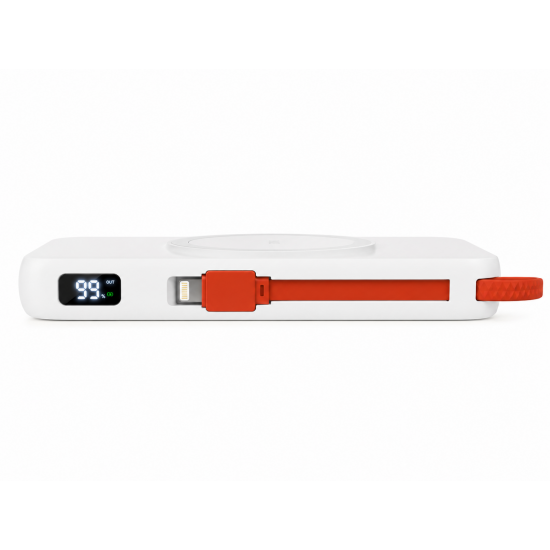 Fonemi P19 MagSafe PD22.5W преносима батерия 10000mAh 2.4A - Бял