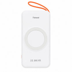 Fonemi P19 MagSafe PD22.5W преносима батерия 10000mAh 2.4A - Бял
