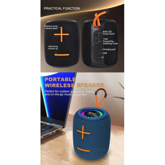 Sing-e ZQS-P22  Преносим Bluetooth високоговорител iPX3 - Камуфлаж