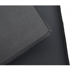 Гумена тънка подложка за мишка A-11 със зашити ръбове 25x20 CM - Черна