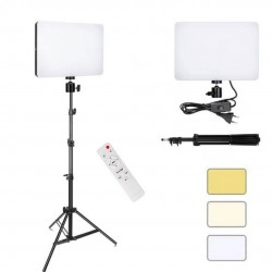 Професионална LED лампа PL-26 за студийно осветление с три светлинни режима 