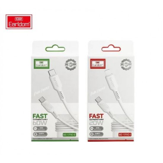 EARLDOM кабел EC-171 60W TYPE-C към Type-C (1M)