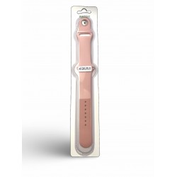 Силиконова Apple Watch каишка iWatch 49mm - Пудра - 2 части