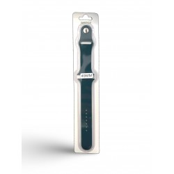 Силиконова Apple Watch каишка iWatch 49mm - Тъмно Зелено - 2 части