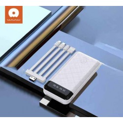 WUW Y131 2A POWER BANK С ВГРАДЕНИ КАБЕЛИ - 20,000 mAh - Черен