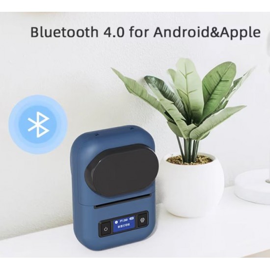 Преносим Bluetooth термичен принтер Lite PT-260 - Бял (Моби приложение)