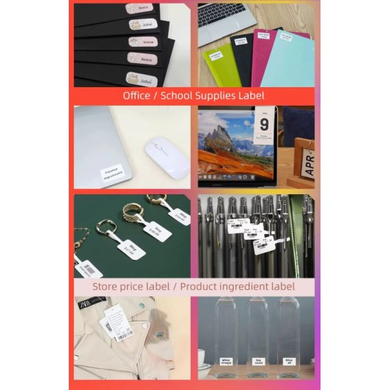 Преносим Bluetooth термичен принтер Lite PT-260 - Бял (Моби приложение)