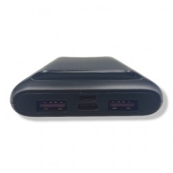 T01-2 Външна батерия 22.5Wс 2изхода USB и 1USB-C 20,000 mAh - Черен