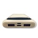 T01-2 Външна батерия 22.5Wс 2изхода USB и 1USB-C 20,000 mAh - Бял