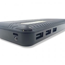 Външна батерия с LED индикатор PB-35 15,000mAh - Черен