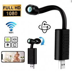 USB Q1 ( APP:V380PRO ) Мини USB камера с AI разпознаване, наблюдение в реално време и аларма