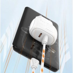 LDNIO Зарядно Q233 30W 2XUSB-C ихода FAST Type-C към Lightning