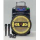 QL-1501 15" 40W Безжична колона говорител субуфер+ 2 безжични микрофони