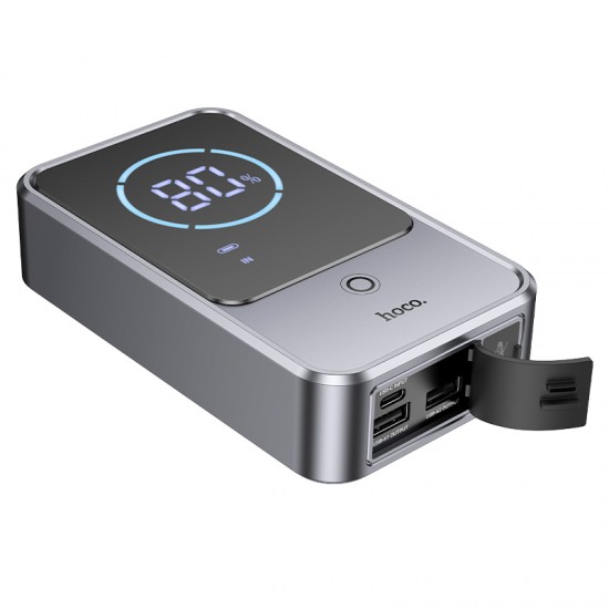 HOCO QS7 Source аварийно стартерно устройство и Power Bank 10 000 mAh, 12V, 800A, 2x USB-A, LED фенер