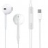 WUW Слушалки R188  Type-C (Бял) 