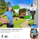 SC01-W-L ( APP:V380PRO ) двоен обектив Ptz 1080p нощна мрежова камера 360 с автоматично проследяване