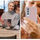 Z15 Silicone case за Samsung Z Fold 4 от 2 части - Бледо Розов