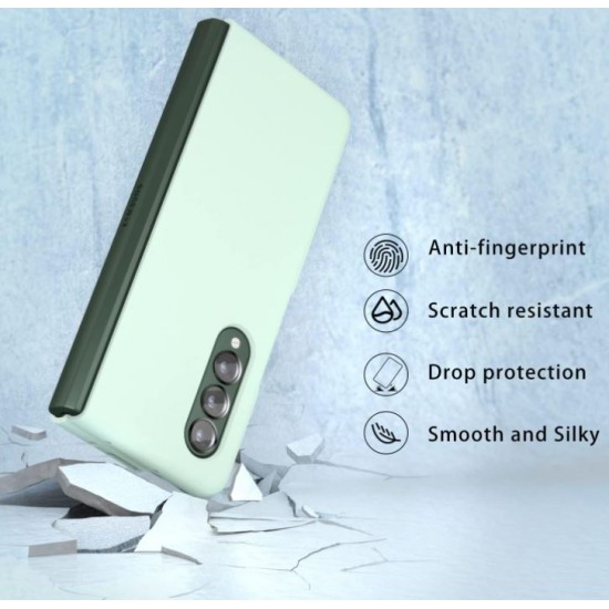 Z15 Silicone case за Samsung Z Fold 4 от 2 части - Светло Син