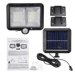 SL-F98 F108  98 LED соларна лампа PIR защитен разделен преносим слънчев панел сензор за движение прожектор 