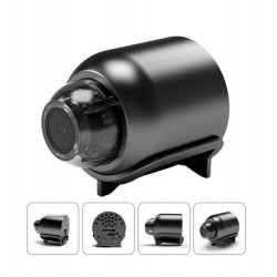 Мини шпионска камера X5 ( APP:LinkLemo ) SpyCam, безжична, Full HD 1080p, аудио-видео