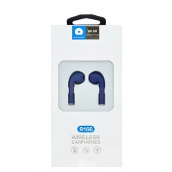 WUW R166 design AP2 Слушалки безжични с кристален звук - Тъмно Син