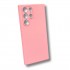 Silicone case TP-59 +камера за Samsung S24 - Розов